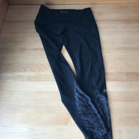 🐙 - Long sport leggings with flowers - Picture 3 of 7